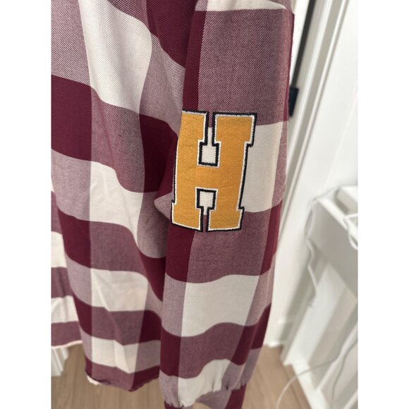 H&M x Harry Potter Hogwarts Plaid Button-Up Shirt With Platform 9 3/4 - Picture 6 of 6